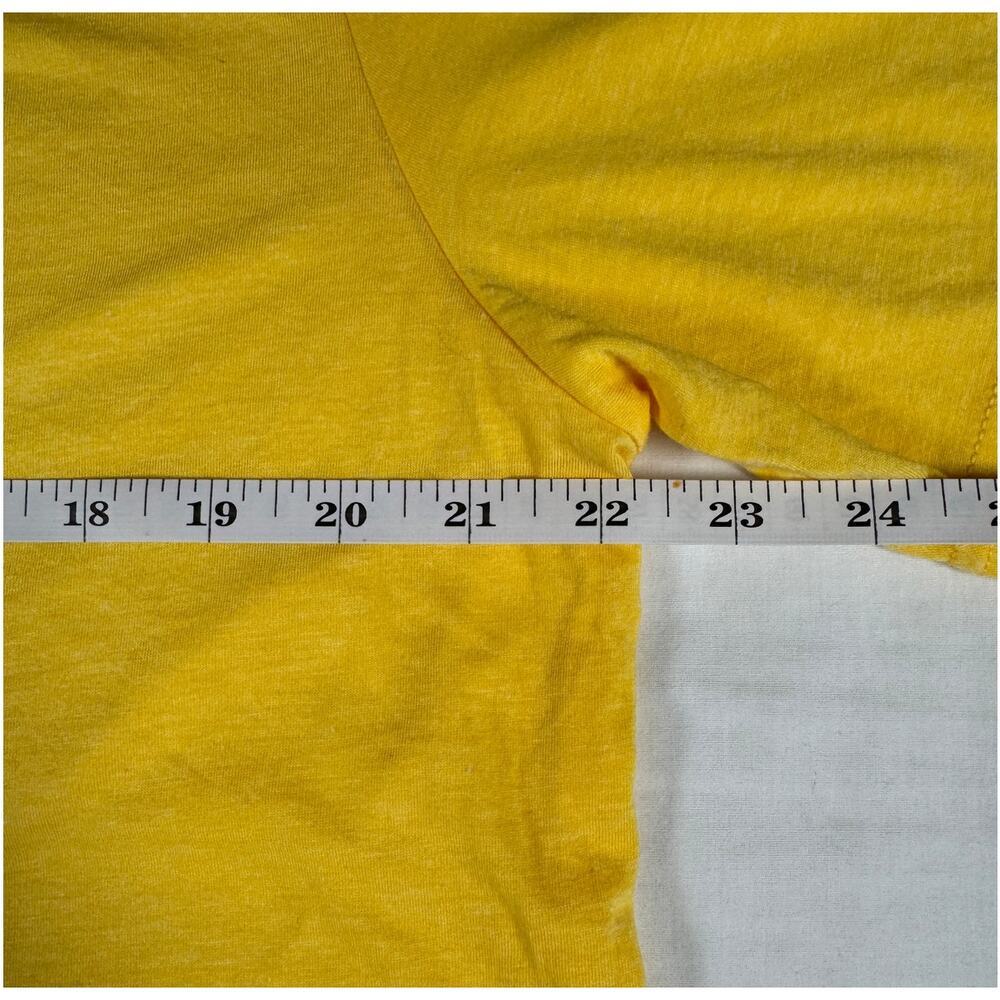 Bella Canvas The ZA Squad Yellow Graphic Tee Men XL Pizza Casual Shirt - Picture 9 of 9